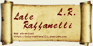Lale Raffanelli vizit kartica